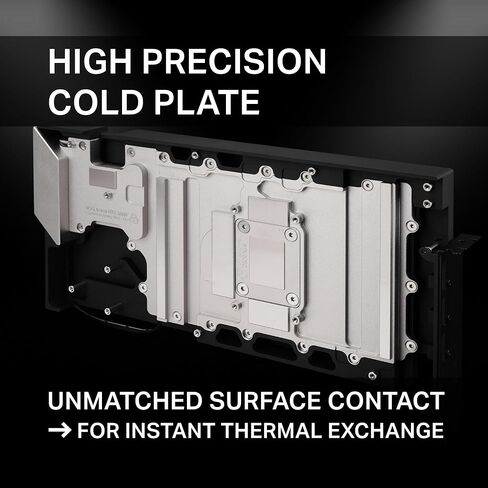 Thermal Grizzly DeltaMate GPU Block Astral 5080 - GPU Waterblock for ASUS Astral RTX 5080, Nickel Plated Copper Dual Cold Plate, 0.2 mm Microfins, BOROFLOAT Glass, G1/4, 5V-ARGB in Kuwait