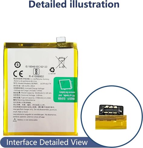 BLP685 Battery Compatible with Oneplus 1+ 6T A6010 A6013 & On-eplus 7 GM1901 GM1900 GM1905 GM1903 Replacement Battery for with Repair Tool kit in Kuwait