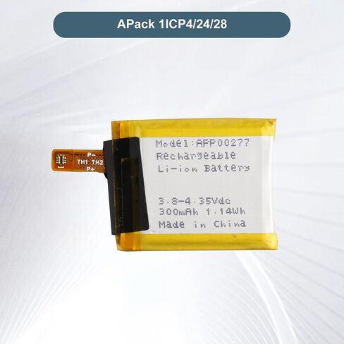 Replacement Battery APP00277 Compatible with Apack APP00277 1ICP4/24/28, 300mAh 3.8V, with Repair Tool Kit in Kuwait