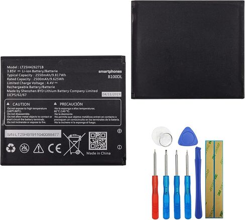 Replacement Battery LT25H426271B Compatible with AT&T Radiant Core U304AA BLU View 1 B100DL with Tools in Kuwait