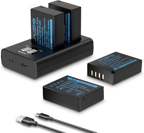 4 Pack NP-W126S Batteries for Fujifilm Camera with Dual Battery Charger in Kuwait