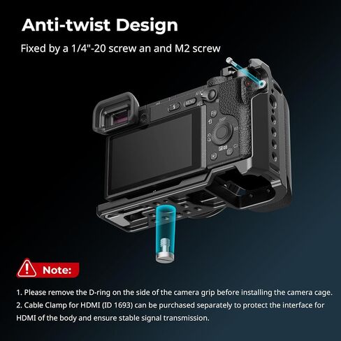 SmallRig Cage with Silicone Handgrip and NP-FW50 Camera Battery Set for Sony in Kuwait