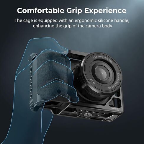 SmallRig Cage with Silicone Handgrip and NP-FW50 Camera Battery Set for Sony in Kuwait