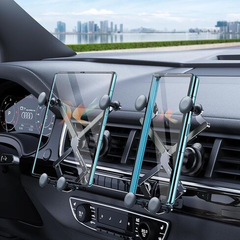 OATSBASF Metal Car Vent Phone Mount Gravity Cell Phone Holder for iPhone in Kuwait