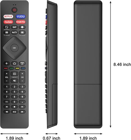 Replacement Remote for Philips Smart TV Remote Control, Universal for Philips 4K UHD Android Smart TVs in Kuwait
