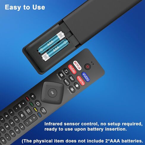 Replacement Remote for Philips Smart TV Remote Control, Universal for Philips 4K UHD Android Smart TVs in Kuwait