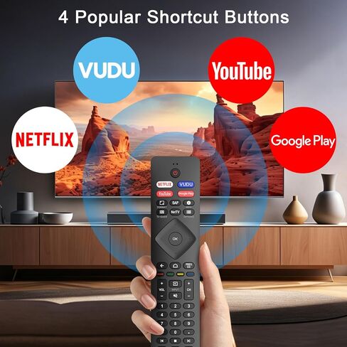 Replacement Remote for Philips Smart TV Remote Control, Universal for Philips 4K UHD Android Smart TVs in Kuwait