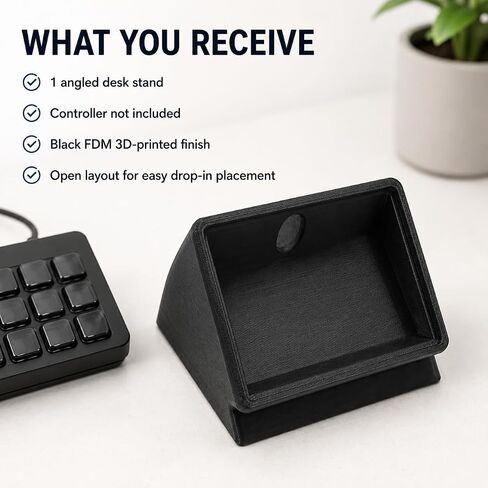 Angled Desk Stand Compatible with Elgato Stream Deck – Raised Viewing Mount | Stable Button Access | Space-Saving Creator Controller Holder in Kuwait