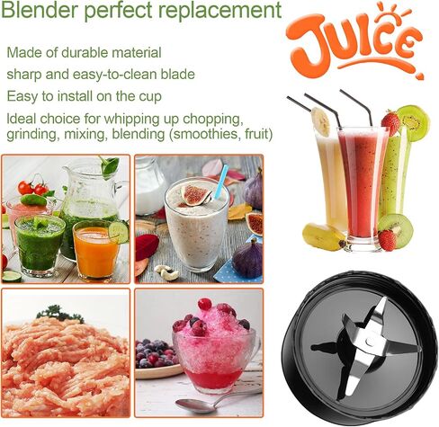 1-pack Magic Bullet Replacement Parts Cross Blades Compatible with Magic Bullet 250w Blender, Juicer and Mixer (Model MB1001) in Kuwait