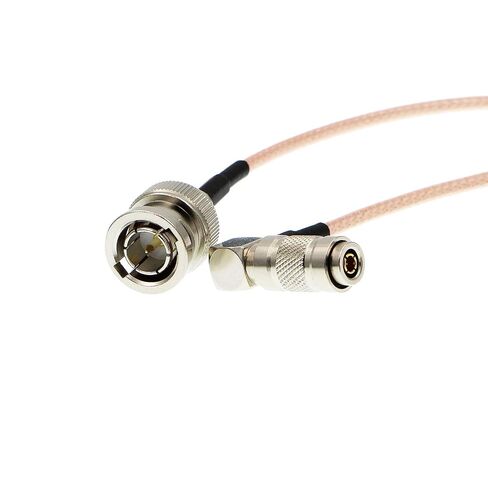 Uonecn RG179 DIN 1.0/2.3 Mini BNC Male to BNC Male 75ohm HD SDI Coaxial Video Cable for Blackmagic, 3.3FT/1M in Kuwait
