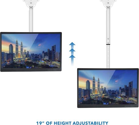 Mount-It! TV Ceiling Mount, 5-Ft Pole, 32-75", 110 lbs in Kuwait