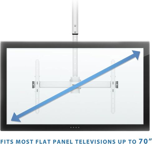 Mount-It! TV Ceiling Mount, 5-Ft Pole, 32-75", 110 lbs in Kuwait