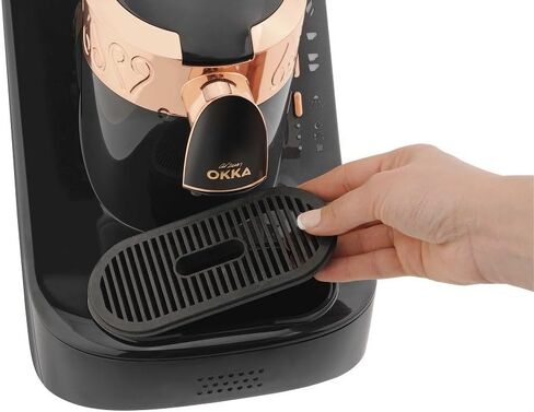 ARZUM Okka Automatic Turkish Coffee Machine, Maker, USA 120V, UL, Black and Silver in Kuwait