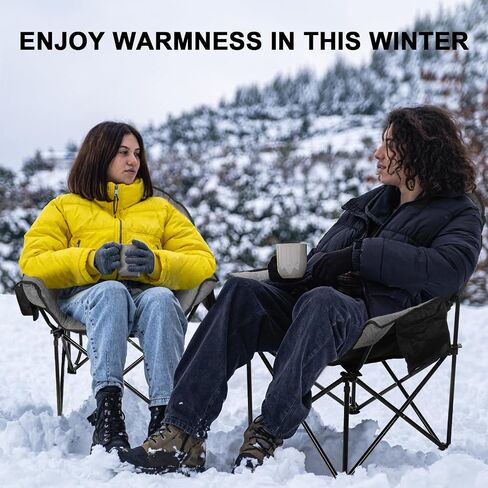 REALEAD Oversized Heated Chairs Outdoor Sports with Fully Thick Padded in Kuwait