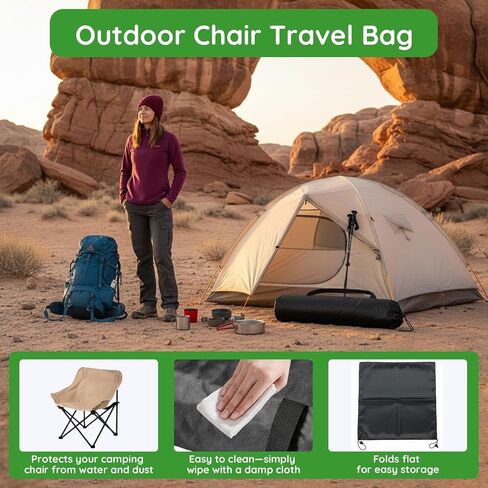 2 Pack Camping Chair Replacement Bag Compatible with Coleman, 39.3 Inches Large Portable Chair Carry Bag with Shoulder Strap, Durable Nylon Storage Tent Bag for Travel Outdoor Camping Sports in Kuwait