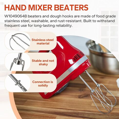 Hand Mixer Beaters Attachments for Kitchenaid Hand Mixer KHM3 in Kuwait
