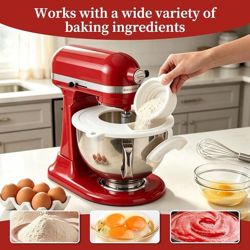 Silicone Pouring Shield for KitchenAid 4.5-5 Qt Tilt-Head Mixers in Kuwait