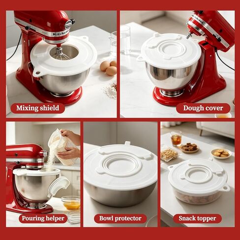 Silicone Pouring Shield for KitchenAid 4.5-5 Qt Tilt-Head Mixers in Kuwait