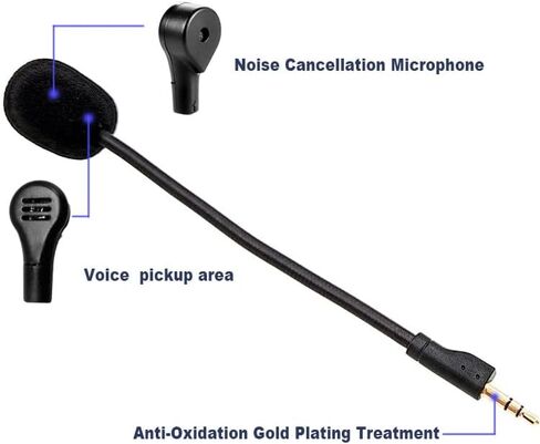 Replacement Game Mic Compatible with Logitech G PRO X2, G PRO X Wireless and G Pro Wired Gaming Headsets, Detachable Noise Cancelling Crystal Microphone in Kuwait