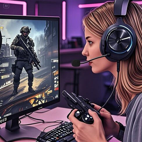 Replacement Game Mic Compatible with Logitech G PRO X2, G PRO X Wireless and G Pro Wired Gaming Headsets, Detachable Noise Cancelling Crystal Microphone in Kuwait