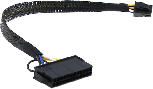 TAODAN 24 Pin to 6 Pin ATX Power Adapter 30cm Electronics Computers Accessories Suitable for 3650/3040/7040 Motherboards Power Cable in Kuwait