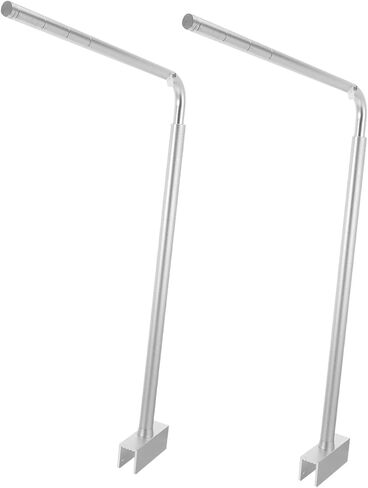 2pcs Aquarium Light Riser Stand Bracket for Fish Tank, Aluminium Alloy in Kuwait