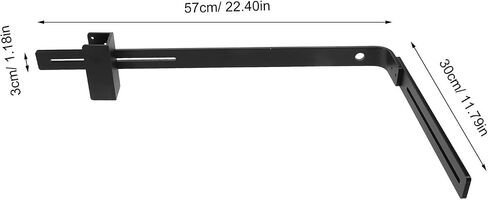 Aquarium Lamp Holder Adjustable Hanging Stand Black Aluminum Alloy in Kuwait