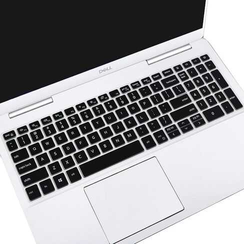 Keyboard Cover for Dell Inspiron 15 3000 3501 3502 3505, Dell Inspiron 15 17 5000 5584 5593 5594 5598 5501 5502 5505 5508 5509, 7000 7500 7590 7591 7501 7506 7706 7790 7791 Keyboard Skin, Black in Kuwait