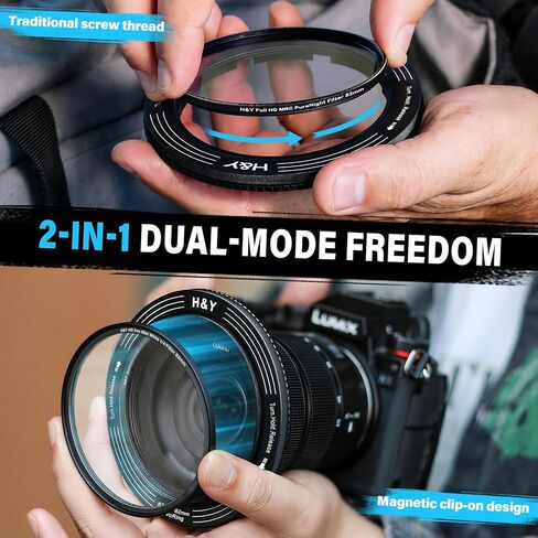 H&Y RevoRing Adjustable 46-62mm to 67mm Step Up Ring for Filters | 46-62mm to 67mm Variable Step Up Ring, Secure Turn-Hold Lock, Lens Filter Adapter Ring, Aluminum, Black in Kuwait