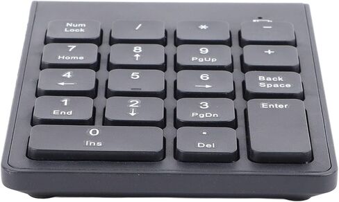 Yoidesu Wireless Numeric Keypad, 18 Keys High Accuracy Quiet Battery Powered Number Pad, Bluetooth Number Keyboard for Laptop Office Accounting Computer in Kuwait