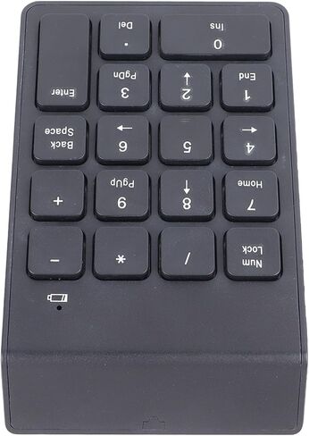 Yoidesu Wireless Numeric Keypad, 18 Keys High Accuracy Quiet Battery Powered Number Pad, Bluetooth Number Keyboard for Laptop Office Accounting Computer in Kuwait