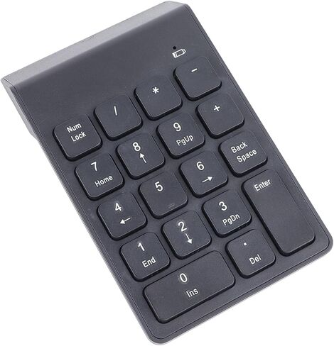 Yoidesu Wireless Numeric Keypad, 18 Keys High Accuracy Quiet Battery Powered Number Pad, Bluetooth Number Keyboard for Laptop Office Accounting Computer in Kuwait