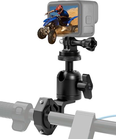 ZHILXN UTV ATV Aluminum Action Camera Clamp Mount Fits 1" - 2" Roll Bar in Kuwait