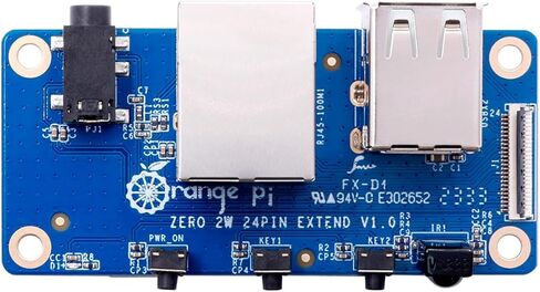 Orange Pi Zero 2W Expansion Board, 24Pin Connector Interface Board for OPi Zero 2W Development Mini PC Board Single Board Computer (Zero 2W EB) in Kuwait