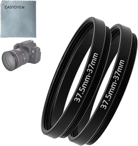 (2PCS) 37.5-37mm Step Down Filter Adapter Ring for 37.5mm Camera Lens and for 37mm Filters 37.5-37mm Step Up & Step Down Adapter Rings in Kuwait