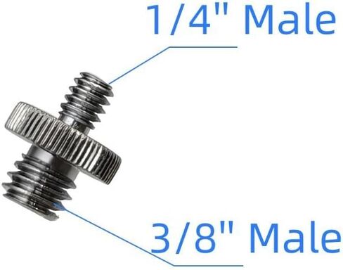 Mount Screw Kit 1/4 Inch Spigot Stud 1/4" to 3/8" Screw Convert Adapter Threaded Screws 20-Thread Camera Screw Nut Set Light Stand in Kuwait