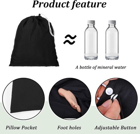 Self Tan Sleep Sack Tanning Bag Lightweight Breathable Tanning Sleeping Sack Sleeping Bag Liner with Zipper Adult Sleep SackTanning Sheet Protector for Bed Travel Hotel Outdoor Hiking Accessory in Kuwait