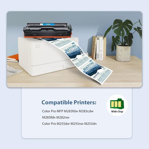 206A Toner Cartridges 4 Pack for HP M283fdw M283cdw Toner Cartridges in Kuwait