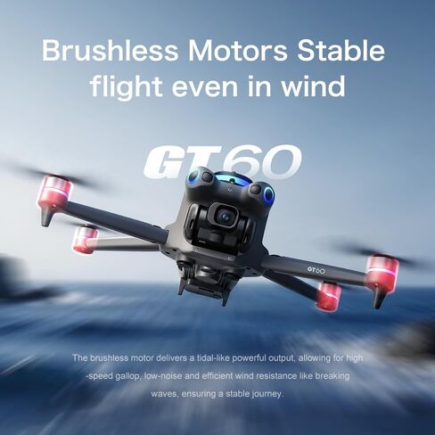 FPV Drone with HD Camera for Adults Beginners, GPS Drone with Screen on Controller, Obstacle Avoidance, Auto Return, Fishing Drones with One-Key Payload Drop Delivery Function, Foldable RC Quadcopter for Outdoor Shooting Camping Fishing Gift Delivery Quad in Kuwait