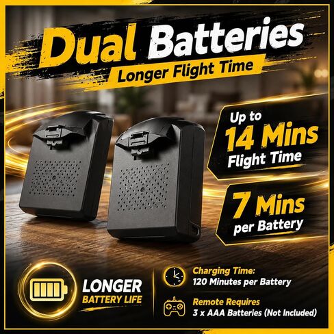 Holy Stone Drive Climb Drone for Kids Beginners, RC Quadcopter with Wall-Crawling, Ground Driving, 360° Flips, Air Hop, Circle Fly, Headless Mode, One Key Takeoff/Landing, LED Lights, Gift Toy for Boys Girls in Kuwait
