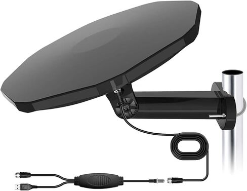 Digital Outdoor TV Antenna 360° Omni-Directional for Local Channels in Kuwait