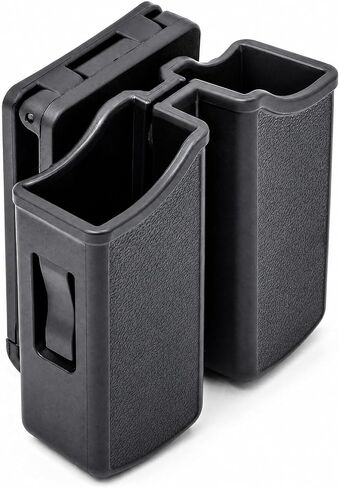 RioRand Universal Double Magazine Pouch, 9mm .40 Caliber Dual Stack Holder in Saudi Arabia