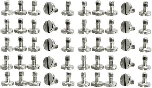 Steel Screws 1/4" Tripod Quick Release QR Plate Camera Flathead Slot Stainless SS ideal for Manfrotto / Sachtler (50) in Kuwait