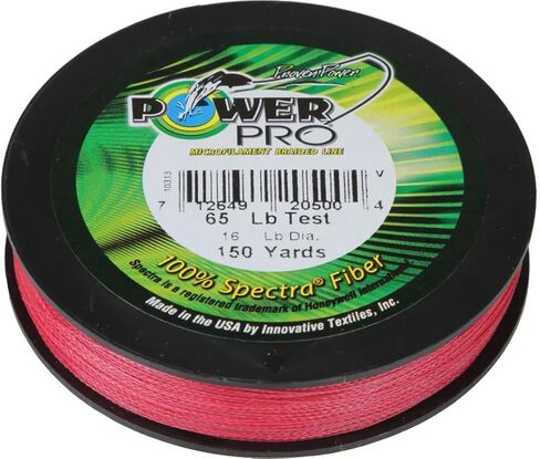 POWER PRO Spectra Fiber Braided Fishing Line, Vermilion Red, 150YD/40LB in Kuwait
