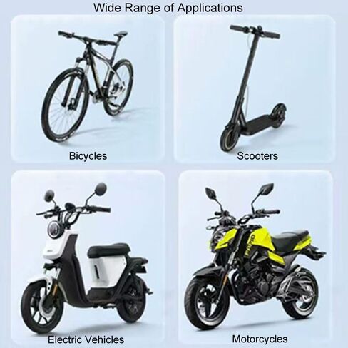 Bike Phone Holder for Handlebar,360°Adjustable Universal Motorcycle Phone Mount,Shock Absorbing Anti-Shake,for Bike and Motorcycle, Electric Scooter Mountain Bike,Fits 4.7–7"Smartphones(Black) in Kuwait