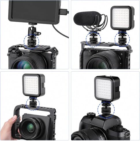2 Pcs Cold Shoe Mount 1/4 Inch Camera Adapter Screws in Kuwait