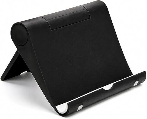1pc Desktop Lazy Phone Stand, Multi-Angle Rotatable & Foldable Tablet Stand(Black) in Kuwait