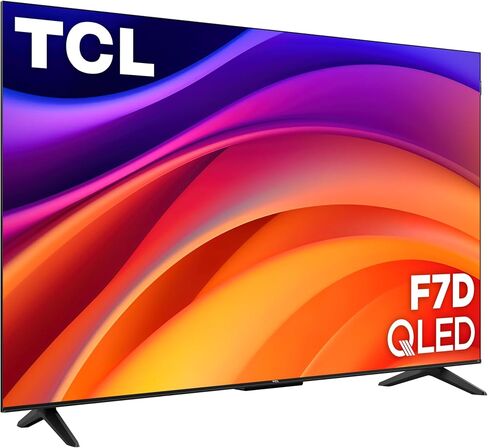 TCL 50-Inch F7D Series QLED 4K UHD Smart TV (50F7D, 2026 Model) | Dolby Vision & Dolby Atmos, DTS | Voice Remote with Alexa | Motion Rate 240, Game Accelerator 120, Auto Game Mode in Kuwait