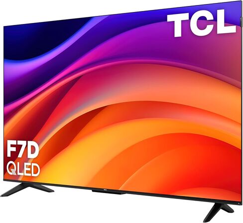 TCL 50-Inch F7D Series QLED 4K UHD Smart TV (50F7D, 2026 Model) | Dolby Vision & Dolby Atmos, DTS | Voice Remote with Alexa | Motion Rate 240, Game Accelerator 120, Auto Game Mode in Kuwait