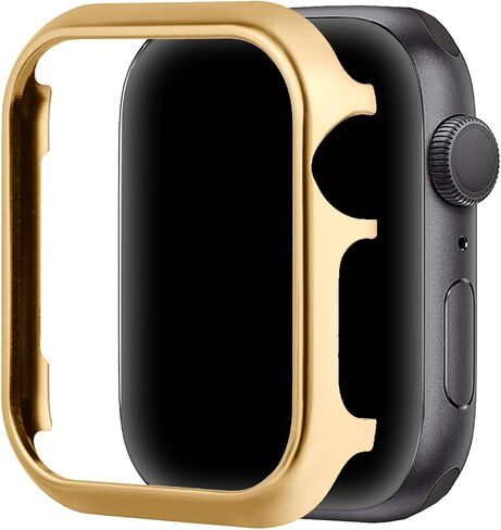 Glitter Bumper Case Gold Compatible with Apple Watch 46mm Series 11/10 in Kuwait
